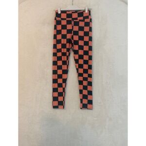 LuLaRoe American Flag Checkerboard‎ Leggings Stars and Stripes One Size OS